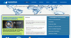 Desktop Screenshot of agespisa.com.br