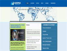 Tablet Screenshot of agespisa.com.br
